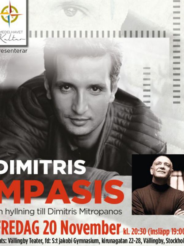 A concert with Dimitris Mpasis and a tribute to Dimitris Mitropanos